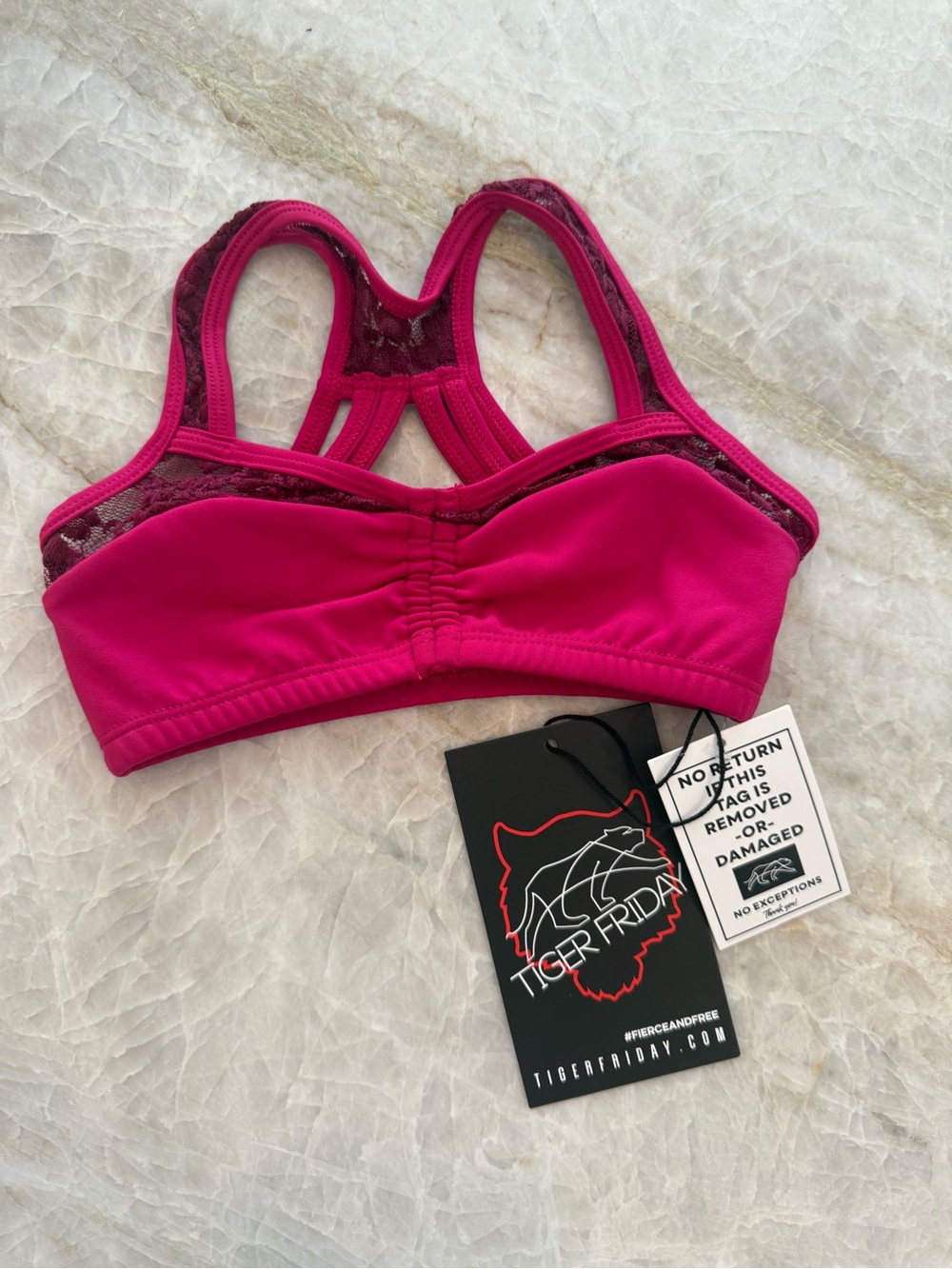 Tiger Friday NWT Ozzie bra in Pomegranate - CL